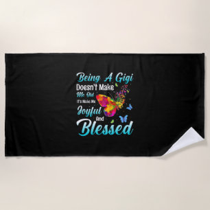 Butterfly Gift Being A GiGi Beach Towel