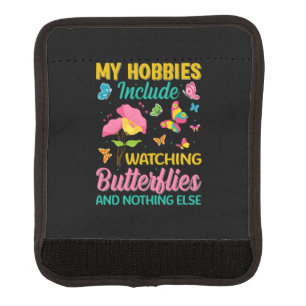 Butterfly Gift Include Watching Butterflies Luggage Handle Wrap