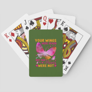 Butterfly Gift   Our Wings Were Ready Poker Cards