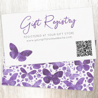 Butterfly Gift Registry QR Code