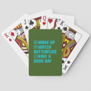Butterfly Gift Wake Up What Butterfly Poker Cards