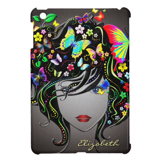 Butterfly Girl 1&1A iPad Mini Cases Options