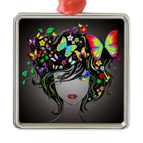 Butterfly Girl 1 Ornament