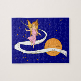 butterfly girl in space jigsaw puzzle