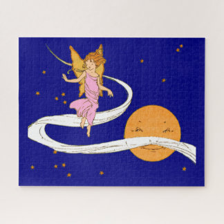 butterfly girl in space jigsaw puzzle