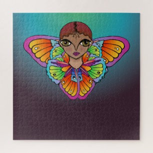 butterfly girl jigsaw puzzle