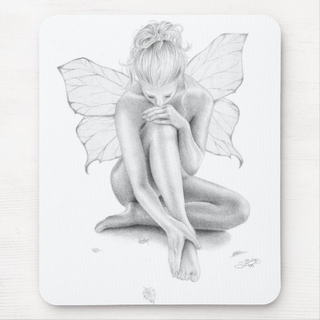 Butterfly Girl Mousepad (Front)
