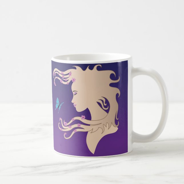 Butterfly Girl Mug (Right)