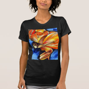 Butterfly girl surreal original fantasy art T-Shirt