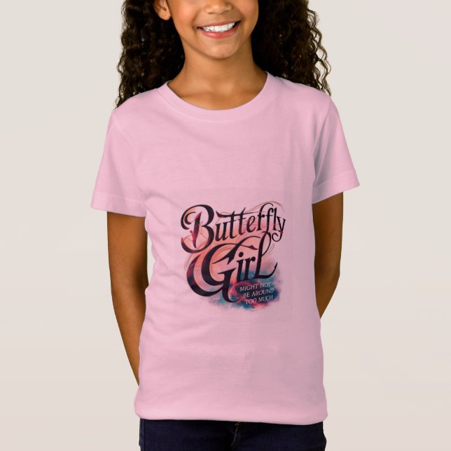 Butterfly Girl T-Shirt (Front)