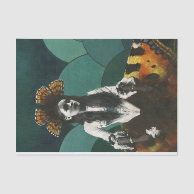 Butterfly Girl Tissue Paper (Front)