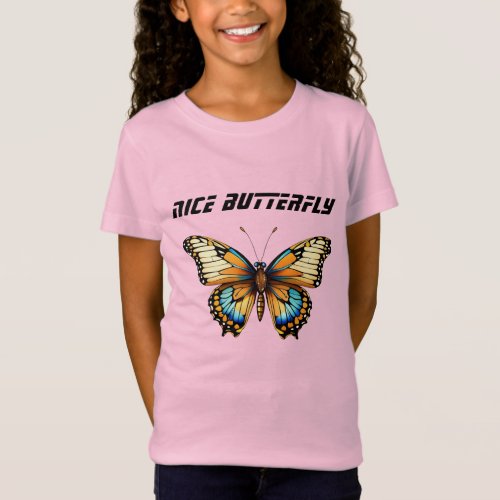  butterfly  Girls T_Shirts