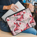 Butterfly Girly Chic Pattern Personalized Name Laptop Sleeve<br><div class="desc">Butterfly Girly Chic Pattern Personalized Name Laptop Sleeves features a pretty butterfly pattern with your personalized name. Personalized by editing the text in the text box provided. Designed by ©Evco Studio www.zazzle.com/store/evcostudio</div>