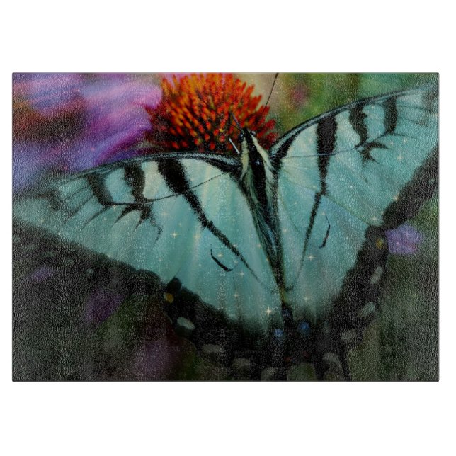 Butterfly Glass Cutting Board (Front)