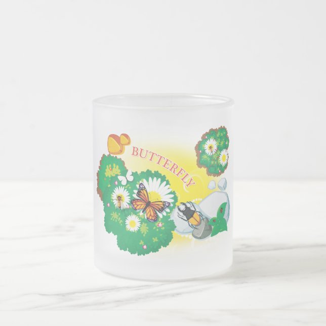 BUTTERFLY Glass Mug (Center)