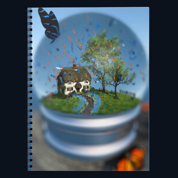 Butterfly Globe Notebook