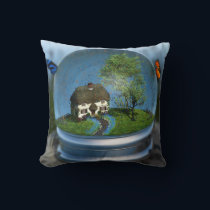 Butterfly Globe Pillow