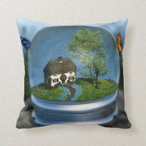 Butterfly Globe Pillow