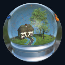 Butterfly Globe Stickers