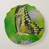 Butterfly Glory Round Pillow (Back)
