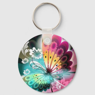 Butterfly Glow Keychain