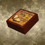Butterfly God Open Doors Tile Keepsake Gift Box<br><div class="desc">Beautiful lacquered wood, the jewelry box comes in golden oak, keepsake or jewelry box, with tile saying, "God will open doors that you didn't even knock on." It has a brownish gold background with a light brown butterfly! An amazing reminder of God working in your life! A beautiful gift for...</div>