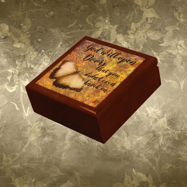Butterfly God Open Doors Tile Keepsake Gift Box (Creator Uploaded)