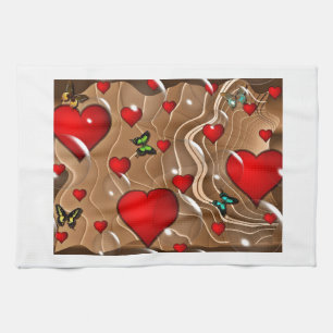 Butterfly & Gold Towel