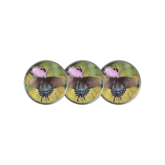 Butterfly   golf ball marker (3 Up)
