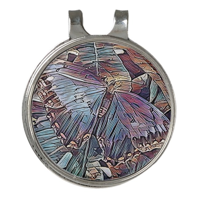 BUTTERFLY GOLF HAT CLIP (Front)