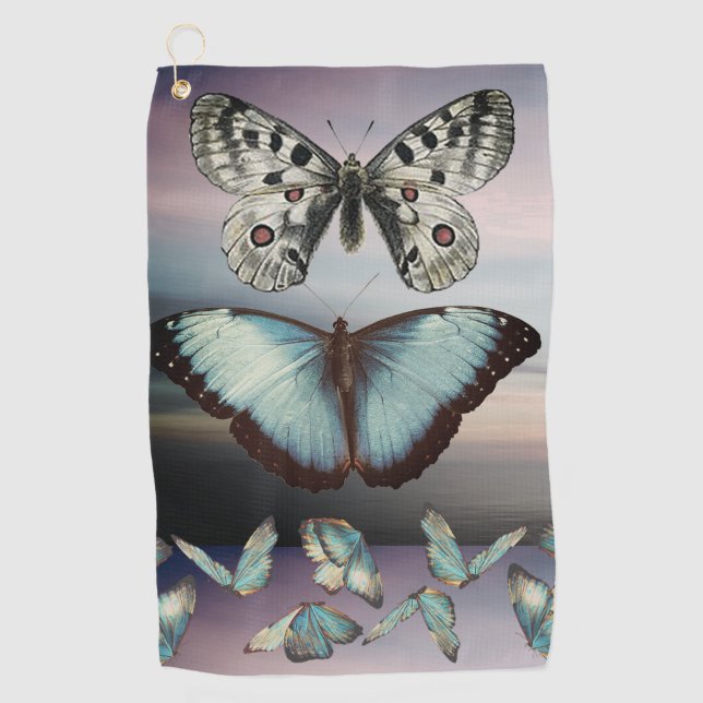 butterfly golf towel (Front)