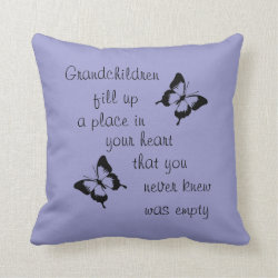 Butterfly Grandparent Pillow