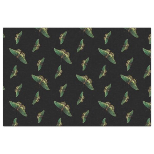 Butterfly Green Vintage Decopage  Tissue Paper