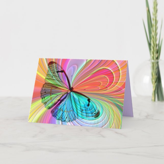 butterfly greeting card (Front)