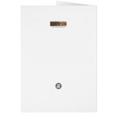 Butterfly Greeting Card -Blank Inside (Back)