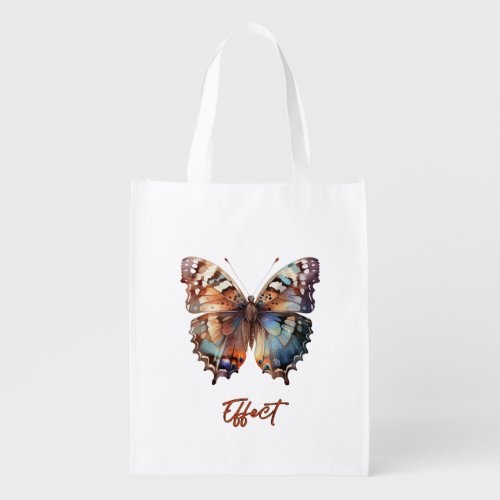 butterfly grocery bag