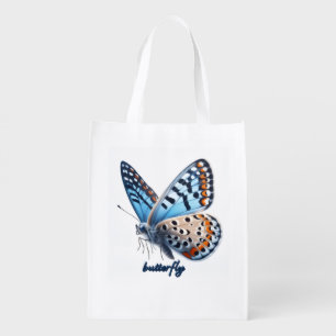 Butterfly grocery bag