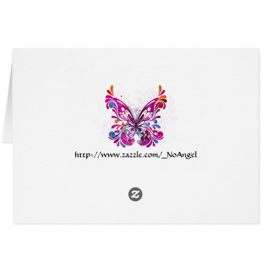 Butterfly Grunge (Back Horizontal)