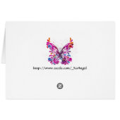 Butterfly Grunge Cards (Back Horizontal)
