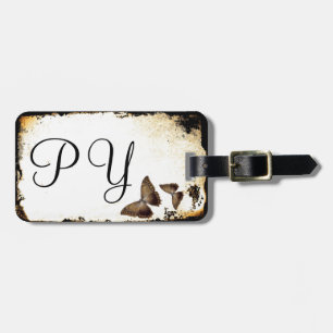 Butterfly Grunge Luggage Tag