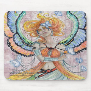Butterfly Guardian Mousepad