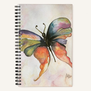 Butterfly Happiness Spiral Notebook