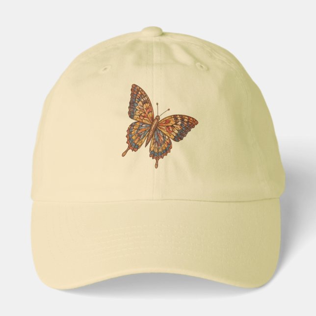 Butterfly hat vintage boho  (Front)