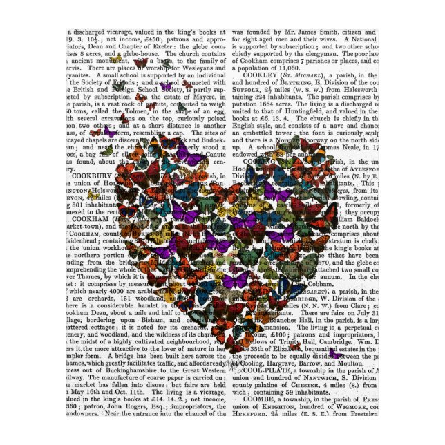 Butterfly Heart Acrylic Print (Front)