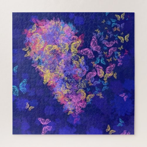 Butterfly Heart _ Beautiful Jigsaw Puzzle