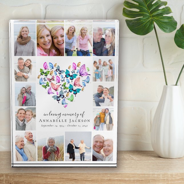 Butterfly Heart Collage Photo Block (Creator Uploaded)