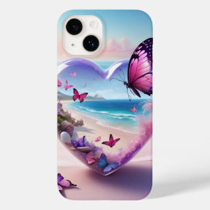 Butterfly Heart Escape – Ocean Dream Case-Mate iPhone 14 Case