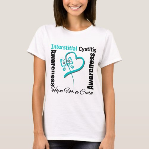 Butterfly Heart _ Interstitial Cystitis T_Shirt