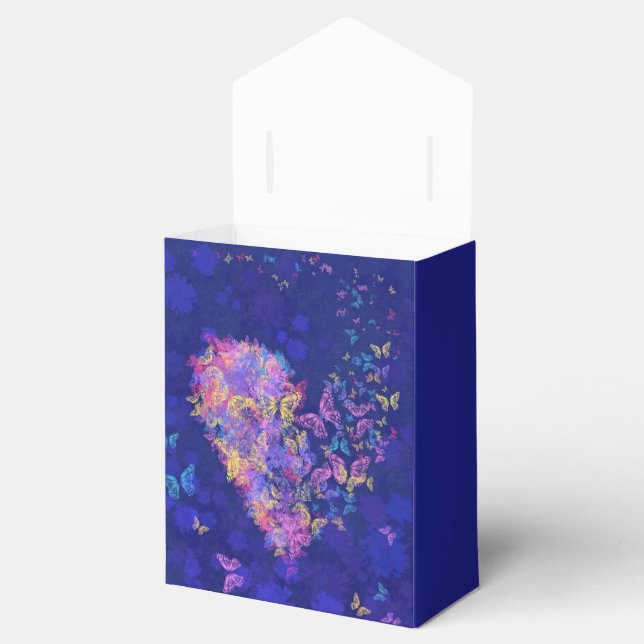 Butterfly Heart - Love Favor Boxes (Opened)