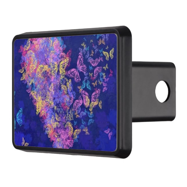 Butterfly Heart - Love Hitch Cover (Left)